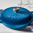 Cast Iron Snowflake Shallow CasseroleMarseille image number 1